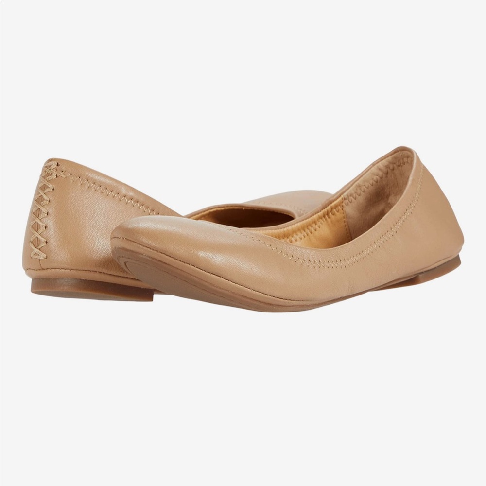 Lucky Brand Emmie Nude Patent Ballet Flat